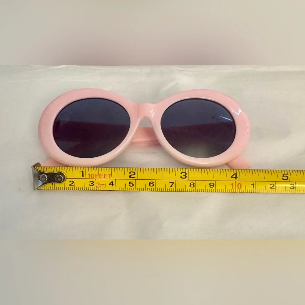 Toddler set of Black and Pink Sunglasses